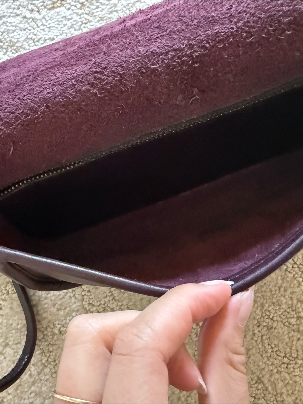 Coach Vintage Newyork Dinky Bag Burgundy - Picture 9 of 13